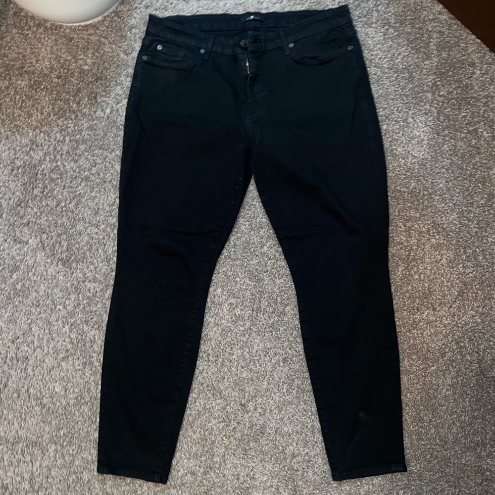 7 for All Black/Blue Jeans